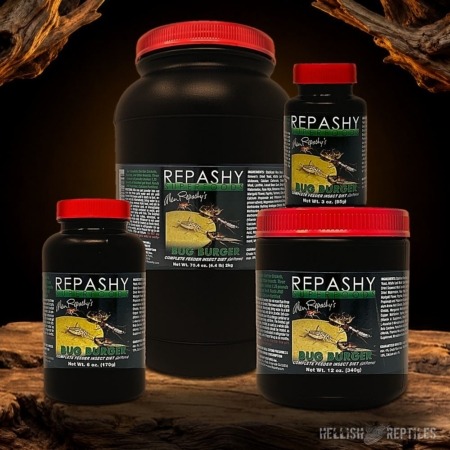 Repashy Bug Burger jars in all sizes