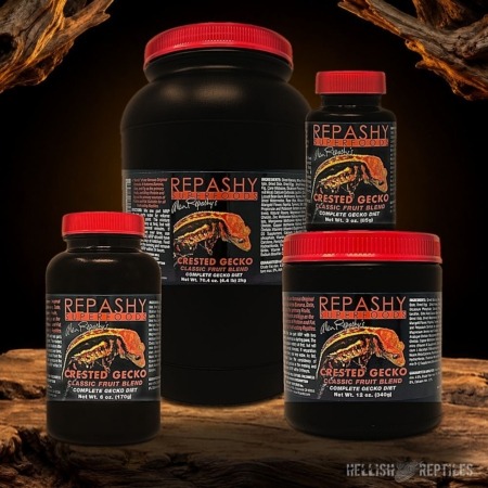 Repashy Crested Gecko Diet Classic jars in all sizes