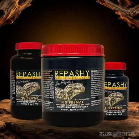Repashy Crested Gecko Diet Fig Frenzy jars in all sizes