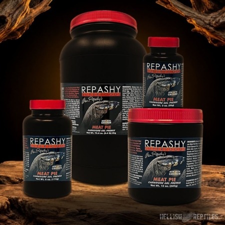 Repashy Meat Pie with Chicken jars in all sizes
