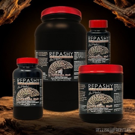 Repashy SuperCal MeD jars in all sizes
