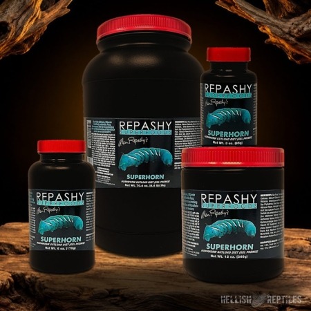 Repashy SuperHorn jars in all sizes